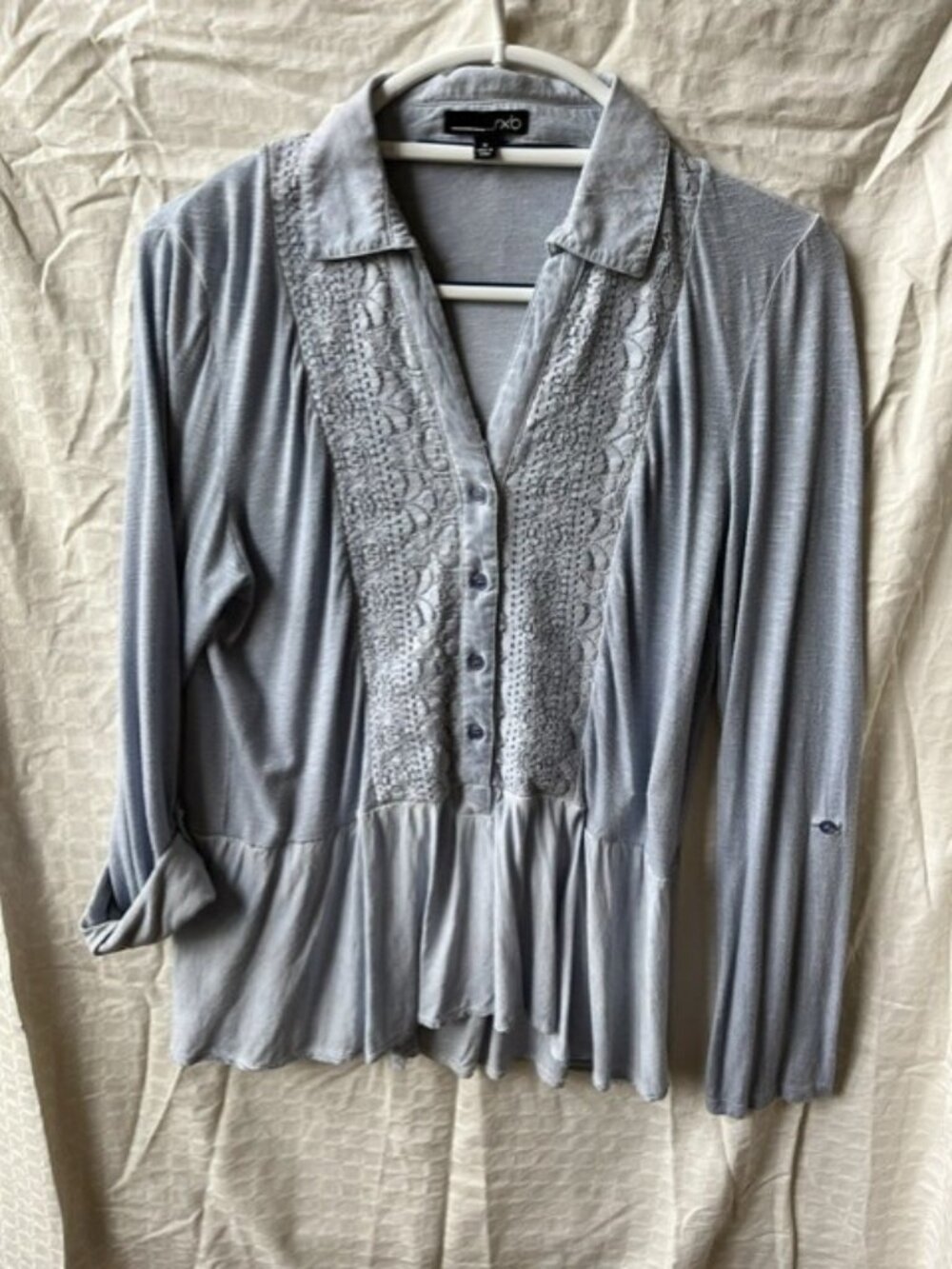 Women's Knit long sleeve Peplum top